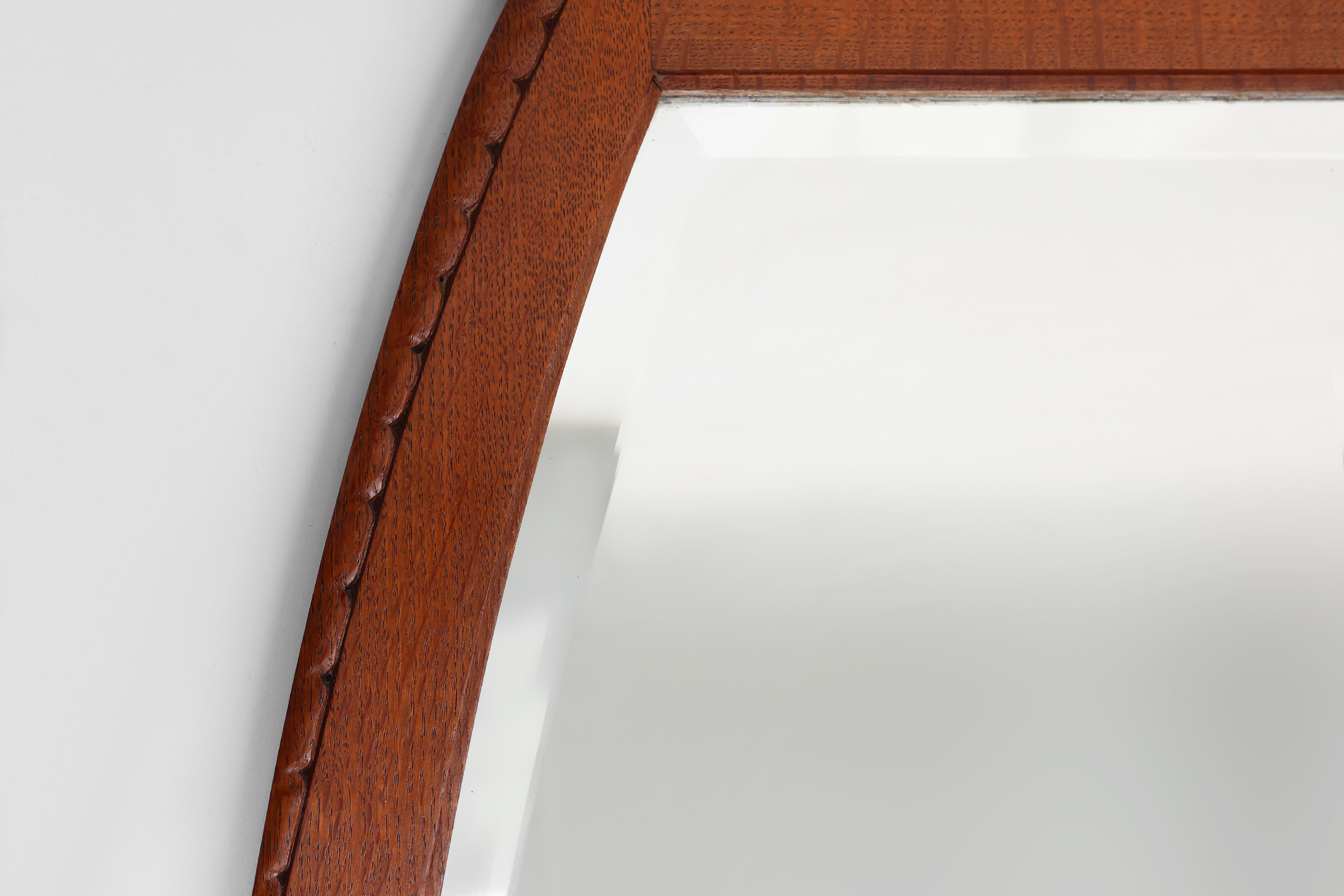 Art Nouveau mantel mirror attributed to De Coene, Belgium 1905thumbnail
